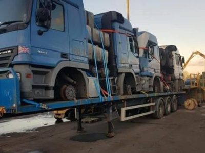 Trucks arrived in Iran